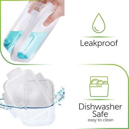 PrepNaturals 8 Pack 36oz Glass Meal Prep Containers - Image 4