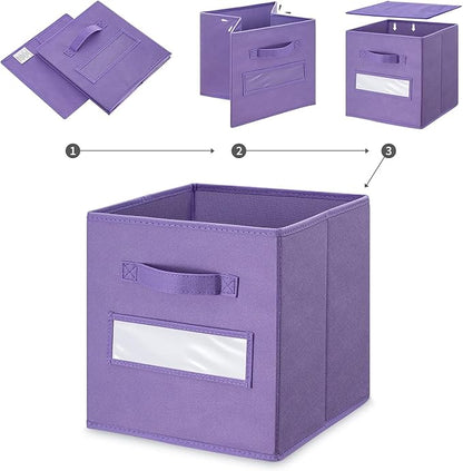 13x13x13 storage cube bins Fabric storage cubes - Image 4