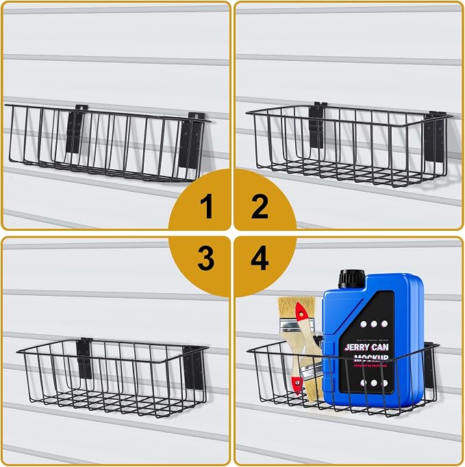 Heavy-Duty Slatwall Baskets and Hooks - Image 8