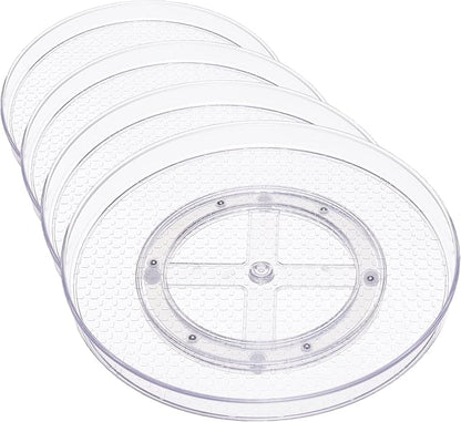 Amazon Basics Clear Lazy Susan Turntable Organizer by AmazonBasics