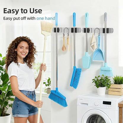 Broom Holder Wall Mount, Broom Hanger - Image 7