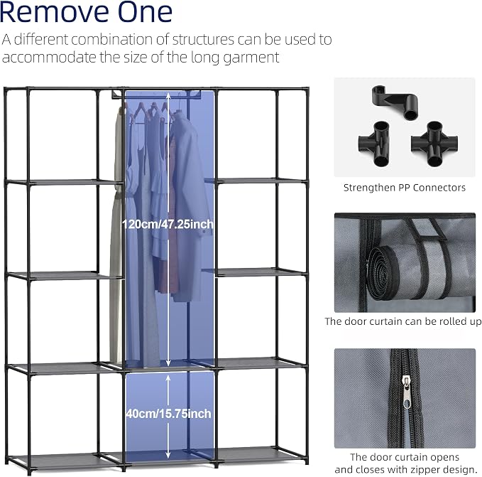 Portable Closet, Wardrobe Closet - Image 4