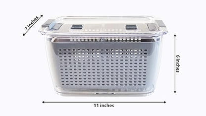 Kitchen Spaces Colander Stackable Food Storage Bin - Image 9