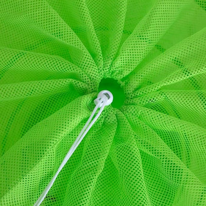 Laundry Basket Pop Up Barrel Hamper Collapsible Breathable Mesh Bag Solid Color - Image 2