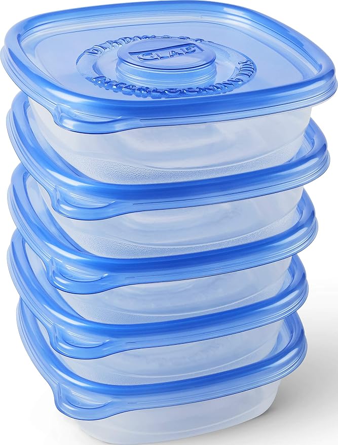 GladWare Entree Food Storage Containers, Medium Square Holds 25 Ounces of Food - Image 3