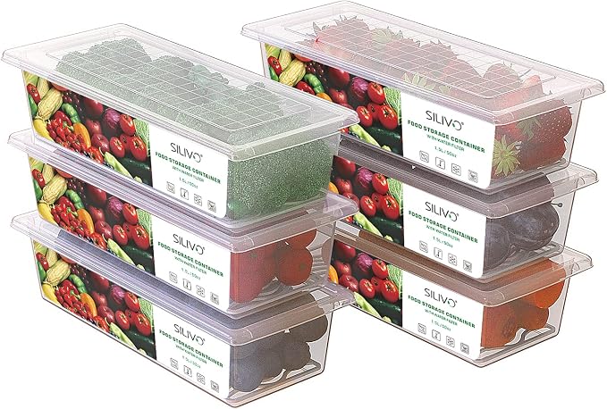 SILIVO Produce Saver Containers by SILIVO