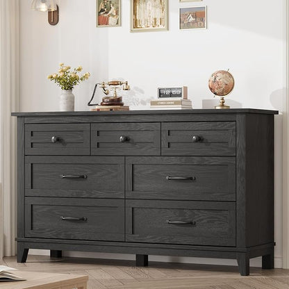 GarveeHome 7 Dresser for Bedroom, 54 in Wide Drawer Dresser by GarveeHome