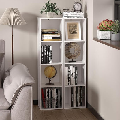 4 Cube Storage Organizer, Cube Shelf, Freestanding 4 Tier Open Shelf Bookcase - Image 2