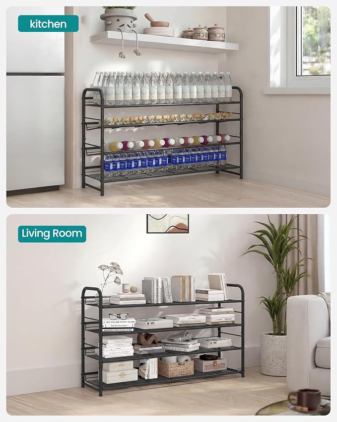 SONGMICS Shoe Rack, 4 Tier Shoe Organizer - Image 6