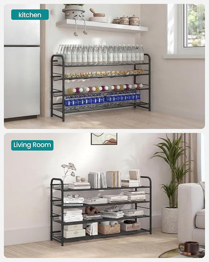 SONGMICS Shoe Rack, 4 Tier Shoe Organizer - Image 6
