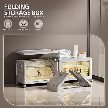 68 QT / 17 Gal White Storage Bins - Image 3