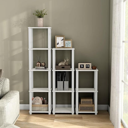 Homes: Inside + Out Apexa Modern 3-Tier Narrow Shelving Units, Collectibles - Image 2