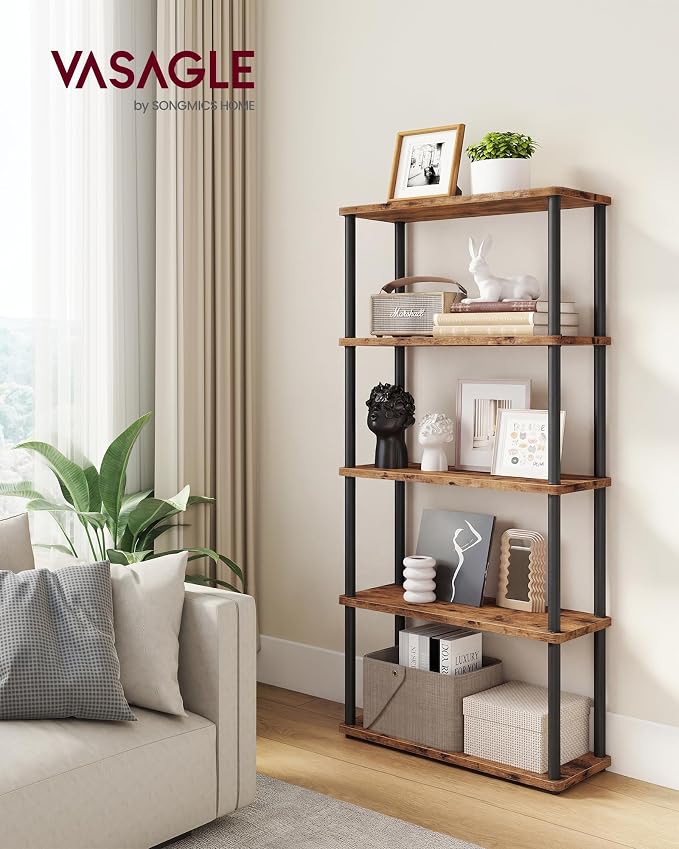VASAGLE Superfast Toolless Assembly, 5-Tier Shelf - Image 3