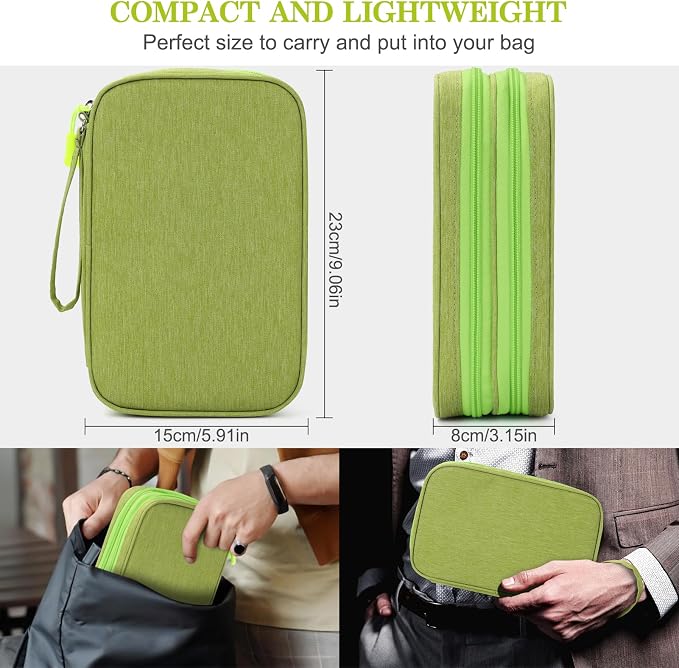 FYY Electronic Organizer, Large Travel Cable Organizer Bag Pouch Electronic - Image 2