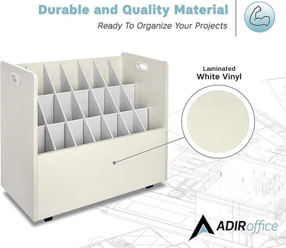 AdirOffice Adir Blue Print Storage Organizer - Image 5