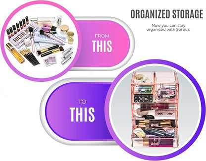 Sorbus Acrylic Makeup Organizer - Image 4