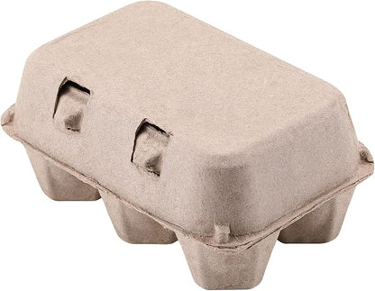 Half Dozen Vintage Egg Cartons 50 Pack, Blank Natural Pulp Egg Cartons 6 Count - Image 7