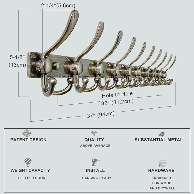 Dseap MaxStrong 2.0 Coat Rack Wall - Image 5