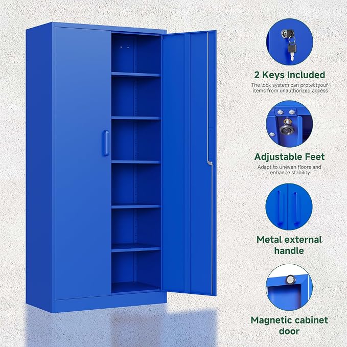 Letaya Metal Garage Storage Cabinets - Image 4
