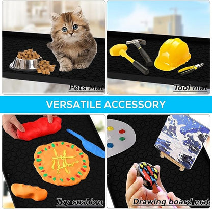 Under Sink Mat, Silicone Waterproof Under Sink Liner, Sink Cabinet Organizer - Image 4