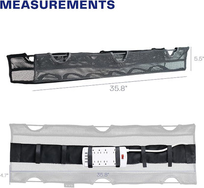 VIVO Under Desk 36 inch Mesh Net Cable Management - Image 3