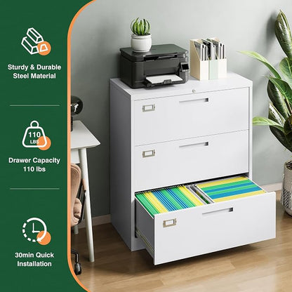 Letaya 3 Drawer File Cabinets - Image 7