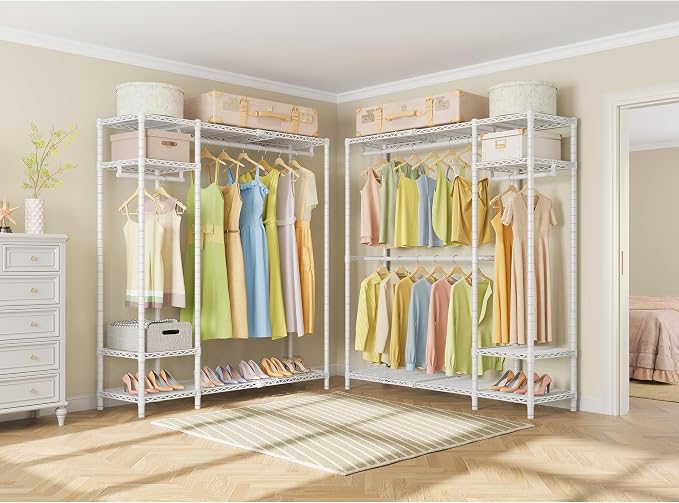 VIPEK X20 Expandable Metal Clothing Rack Adjustable from 3'3" to 4'8" Heavy - Image 5