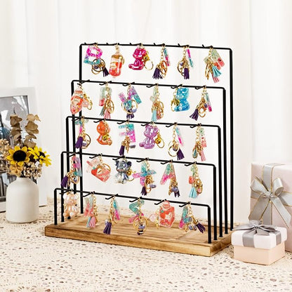 DGWJSU Earring Display Stands for Selling, Earring Rack Display Holder Stand - Image 3