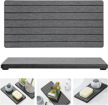 2PCS Diatomite Quick Stone Drying Tray Mat by Razborci