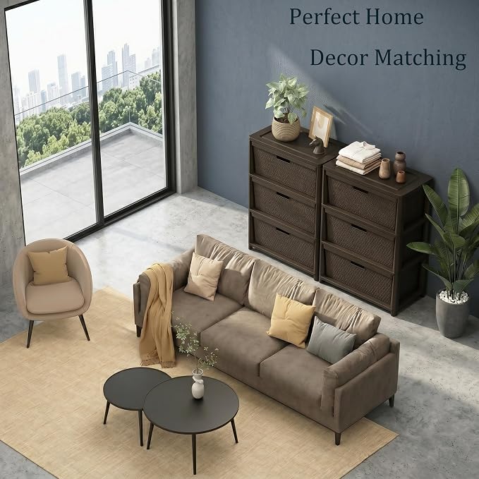 Wide 3-Drawer Plastic Storage Tower, and Office - Image 2