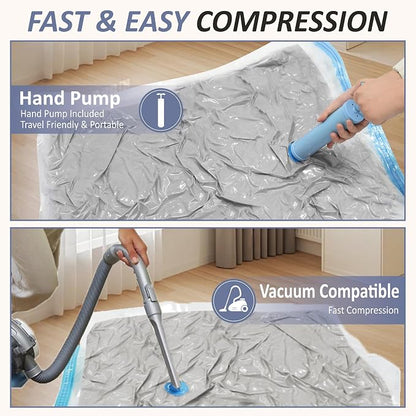 Cozy Essential Vacuum Storage Bags, 80% Compression Vacuum Seal Space Saver - Image 5