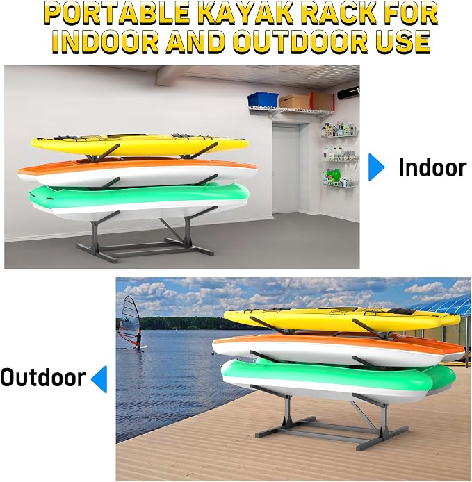 Ultrawall Kayak Storage Rack, Freestanding Kayak Racks - Image 6