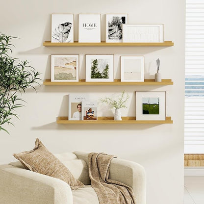 Fun Memories Picture Ledge Shelf, Floating Shelves Set of 4, 40 Inch Picture - Image 5