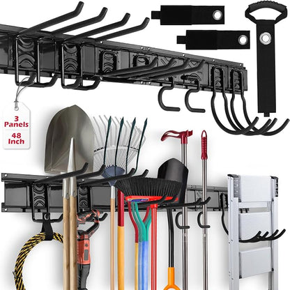 SEDY 48" Heavy Duty Garage Wall Organizer, Wall Mount Tool Storage Rack by SEDY