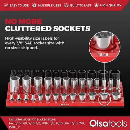 Olsa Tools Magnetic Socket Organizer - Image 4