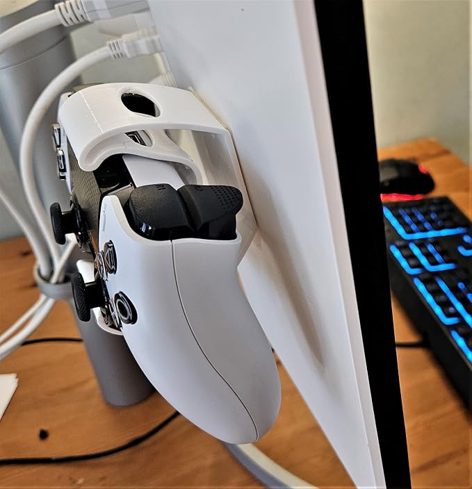 Controller Holder – Under Desk or Wall Mount Compatible - Image 3