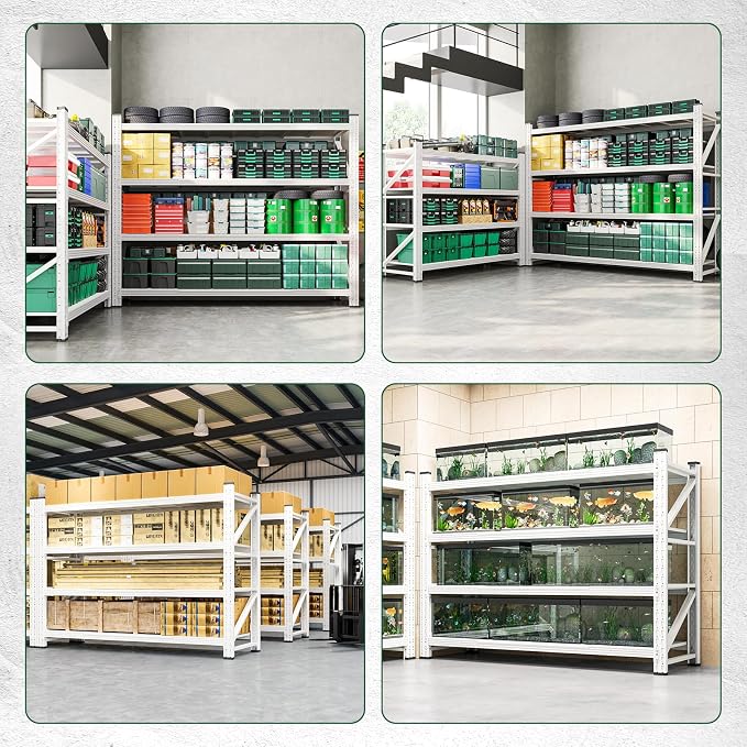 Letaya 4000LBS Storage Shelves Heavy Duty, 4 Tier Adjustable Utility Rack Shelf - Image 6