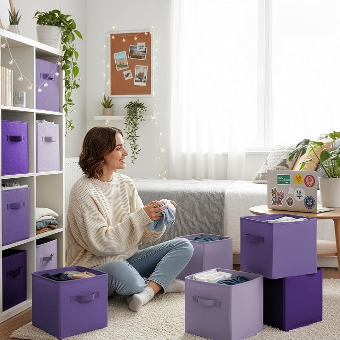 Cupic Cupid 11 Inch Storage Cube, Fabric Cube Storage Bin - Image 5
