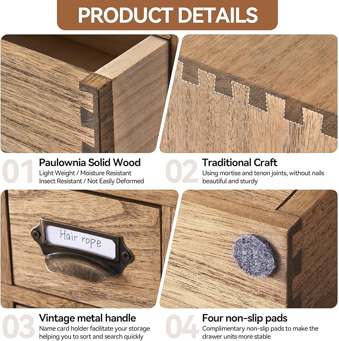 KIRIGEN Wooden Desk Organizer - Image 6