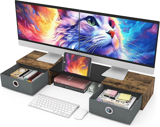 WESTREE Dual Monitor Stand Riser by WESTREE