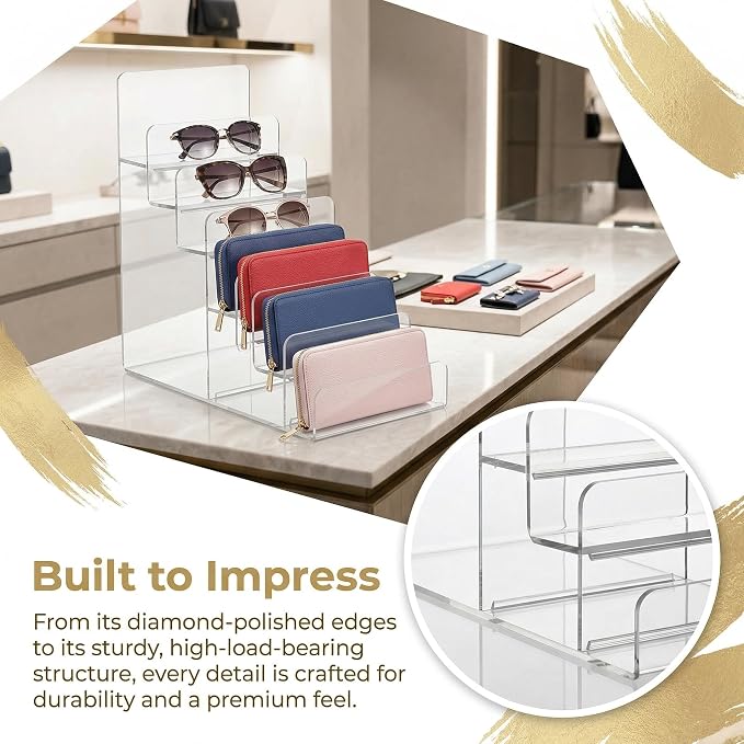 Cabilock 6-Tier Clear Acrylic Display Stand - Image 9