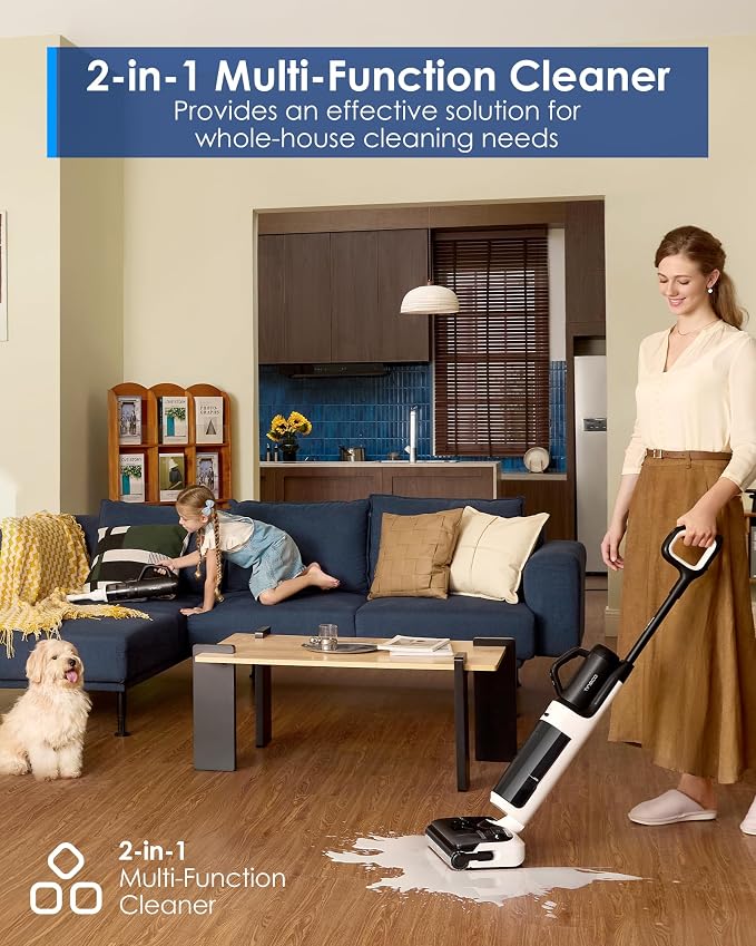 Tineco Wet Dry Vacuum Cleaners, Floor One Switch i5 Stretch Breeze 2-in-1 - Image 2