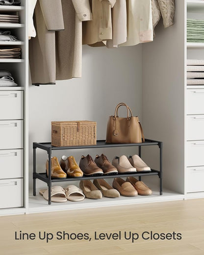SONGMICS Shoe Rack, Space-Saving, Metal Frame | Space-Saving Shoe Storage - Image 6