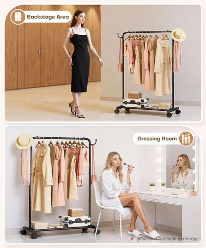 Homde Rolling Clothes Rack - Image 9