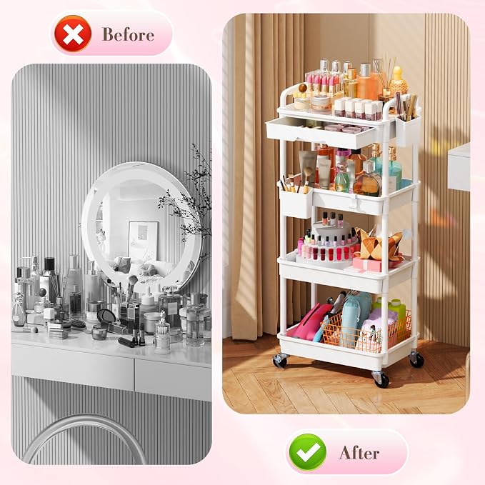 SUNALLY Makeup Cart Organizer - Image 4