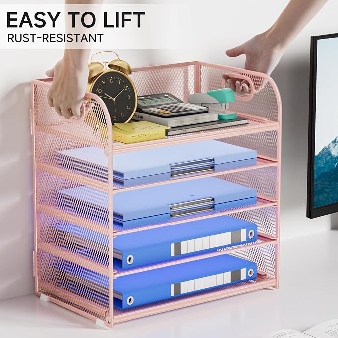 5-Tier Stackable Paper Organizer - Image 5