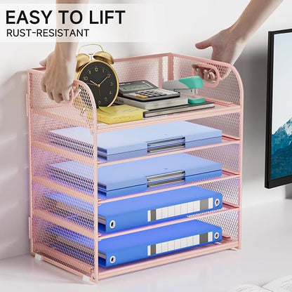 5-Tier Stackable Paper Organizer - Image 5