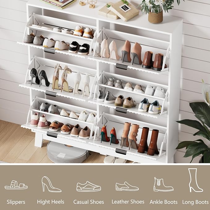 HUANLEGO Shoe Cabinet Storage for Entryway - Image 3