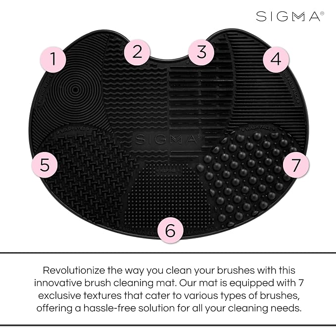 Sigma Beauty Makeup Brush Cleaner Mat – Sigma Spa Express Silicone Makeup Brush - Image 3