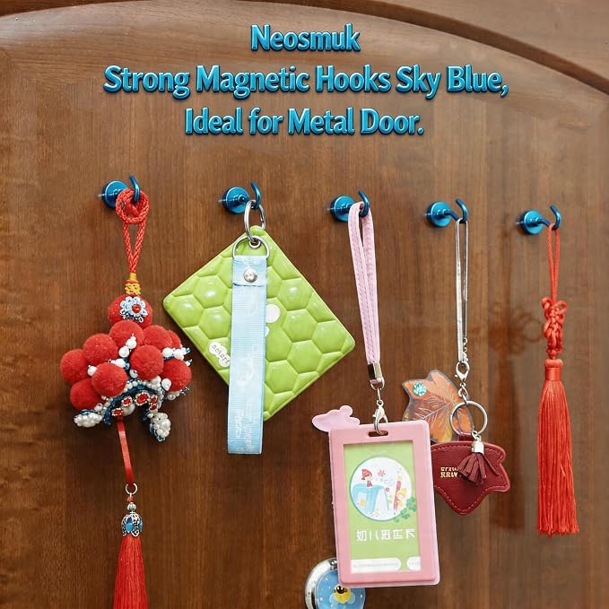 Neosmuk Magnetic Hooks, Heavy Duty 30lb+ Strong Magnet Hook - Image 6